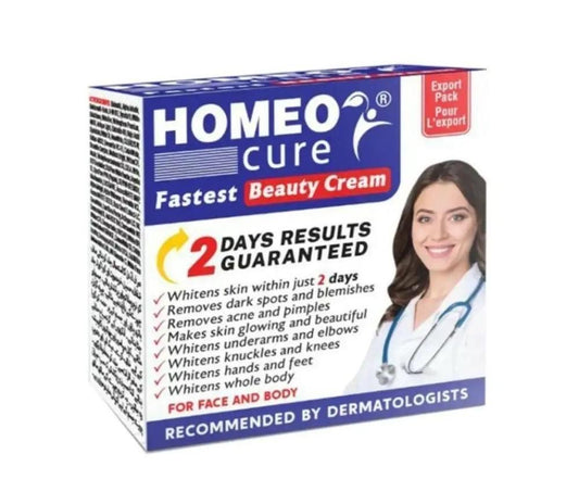 Homeocure Beauty Cream And Glupatone Skin Whitening Emulsion