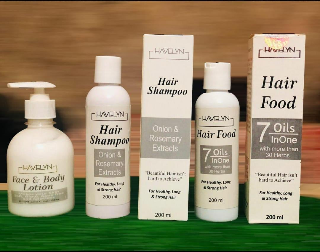 Ultimate 3 in 1 Skin Care HairCare Bundle 3pcs Body Lotion,Hair oil & Shampoo